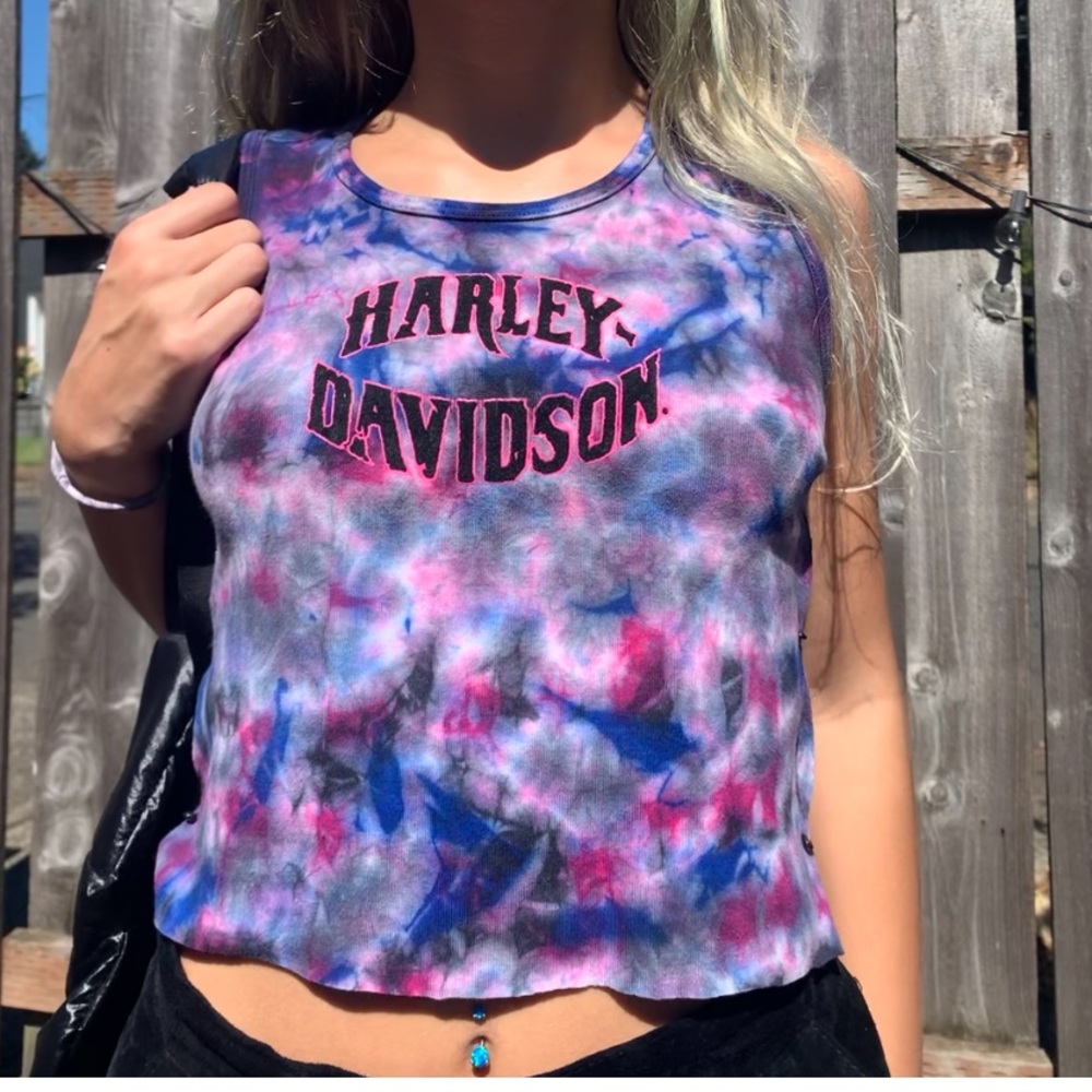 Reworked Vintage Harley Davidson Tank Top
